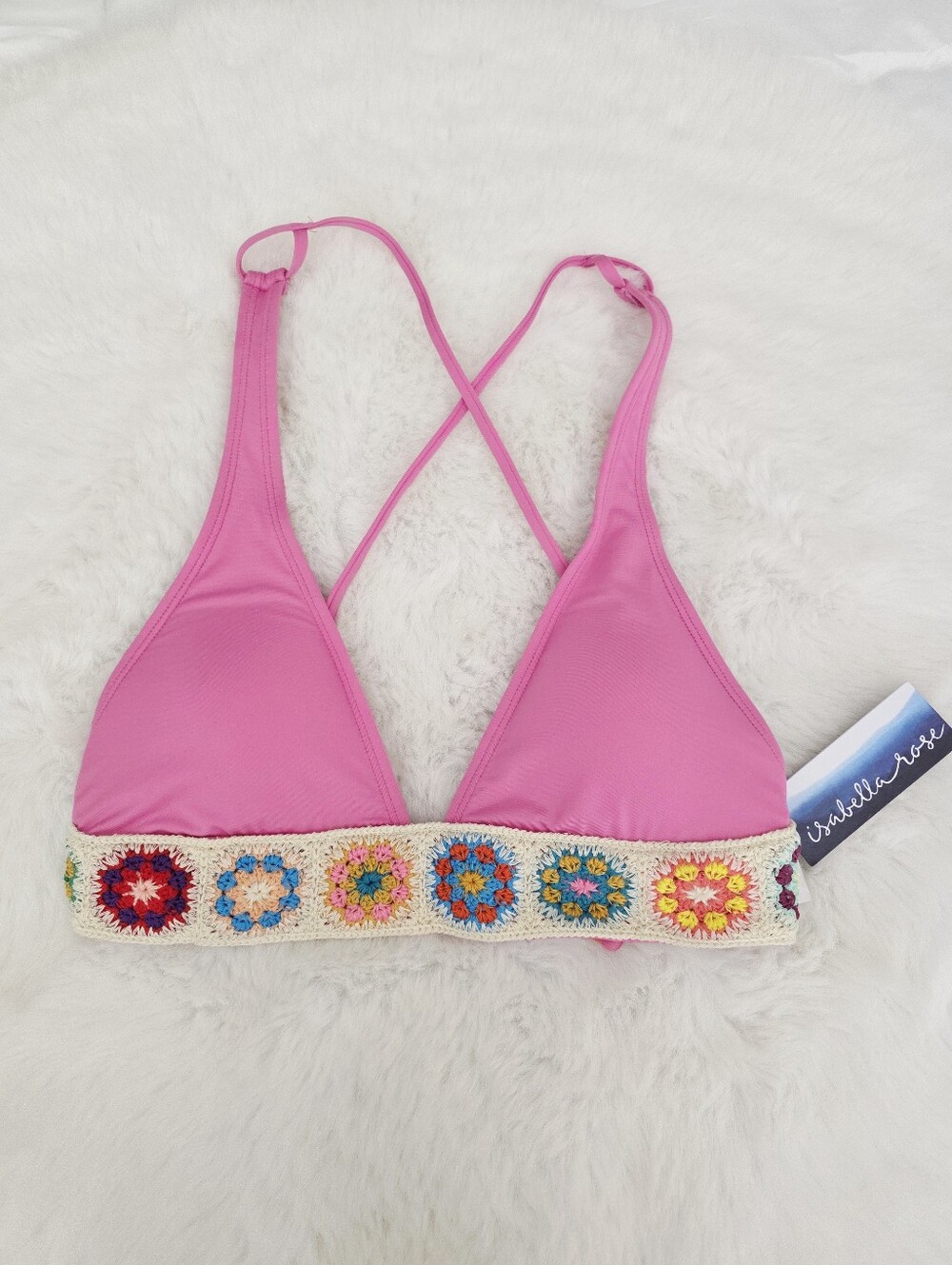 ISABELLA ROSE💘 1969 Halter Bikini Top & Tide Side Bikini Bottom SIZE M - Picture 15 of 16
